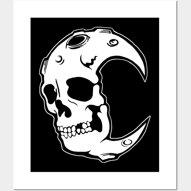 Death Moon Wall Art by blinky2lame